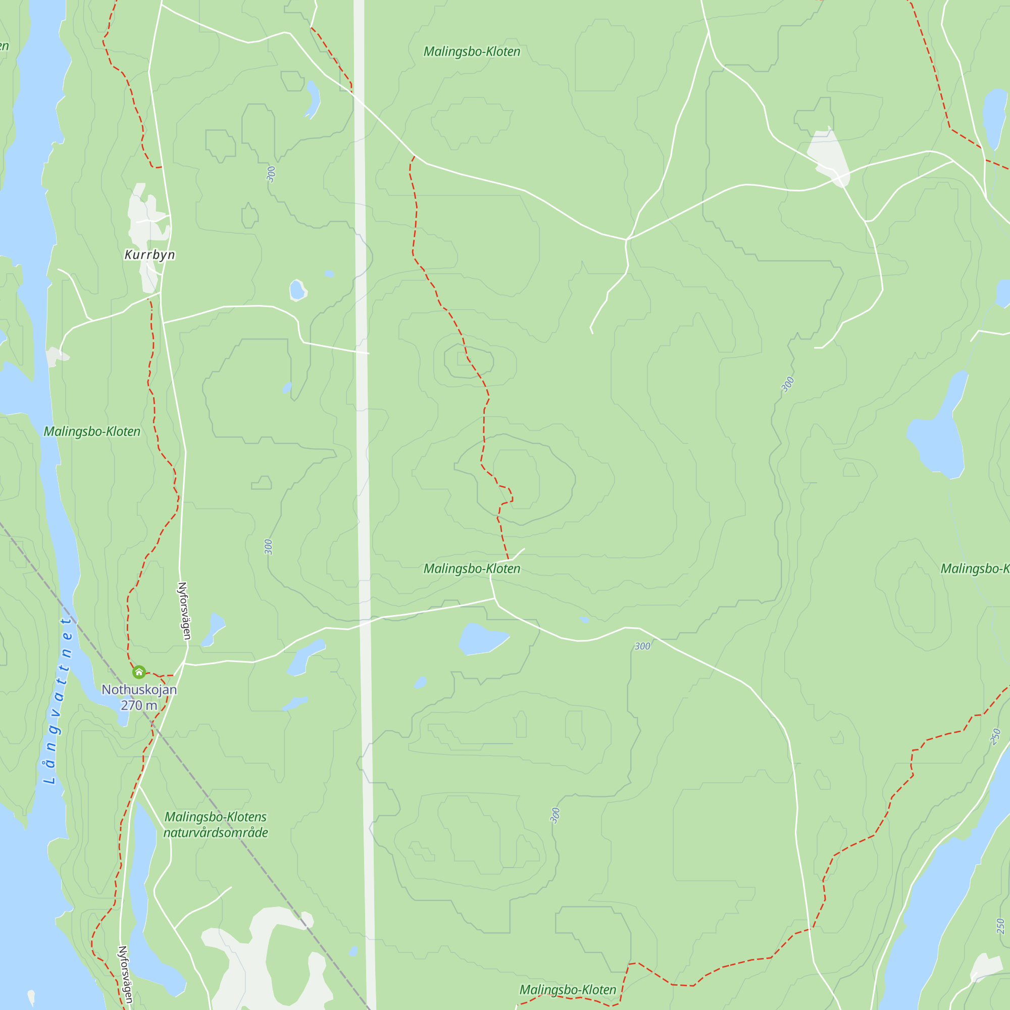 Gräsbergskojan map