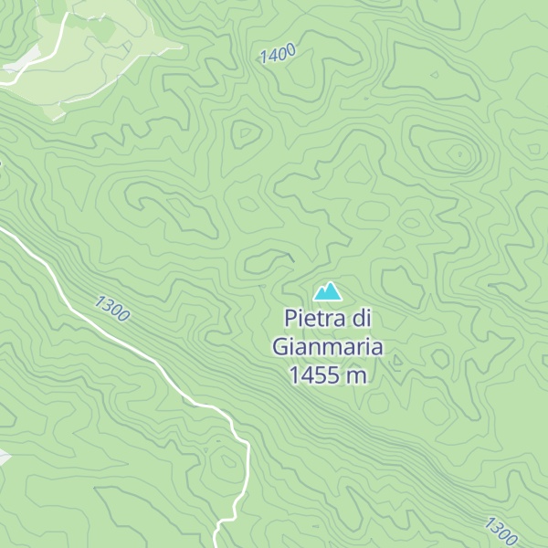 Map of Timpa del Monaco