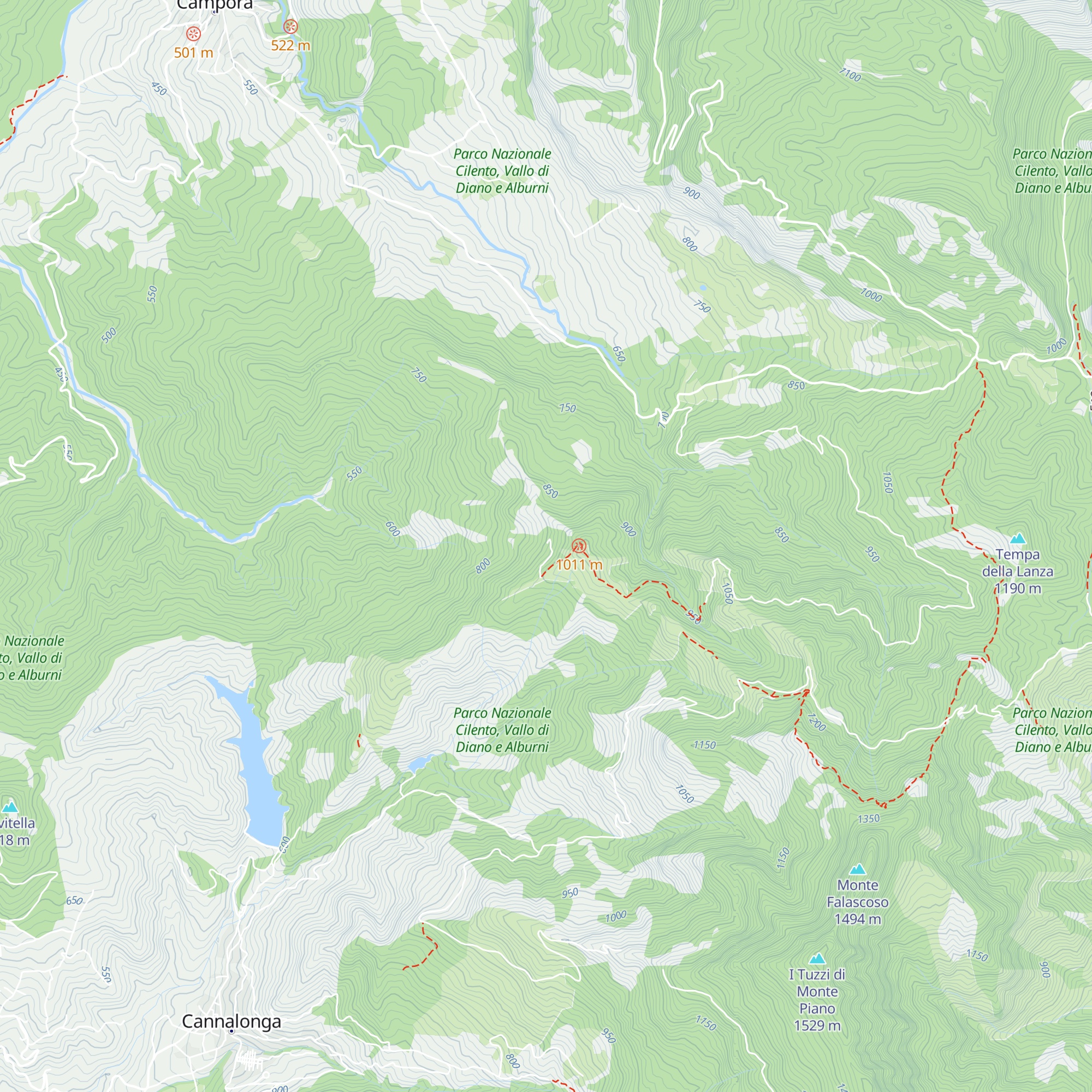 Rifugio Monte Monaco map