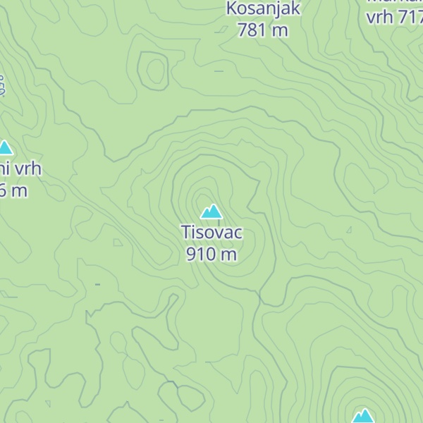 Map of Tisovac