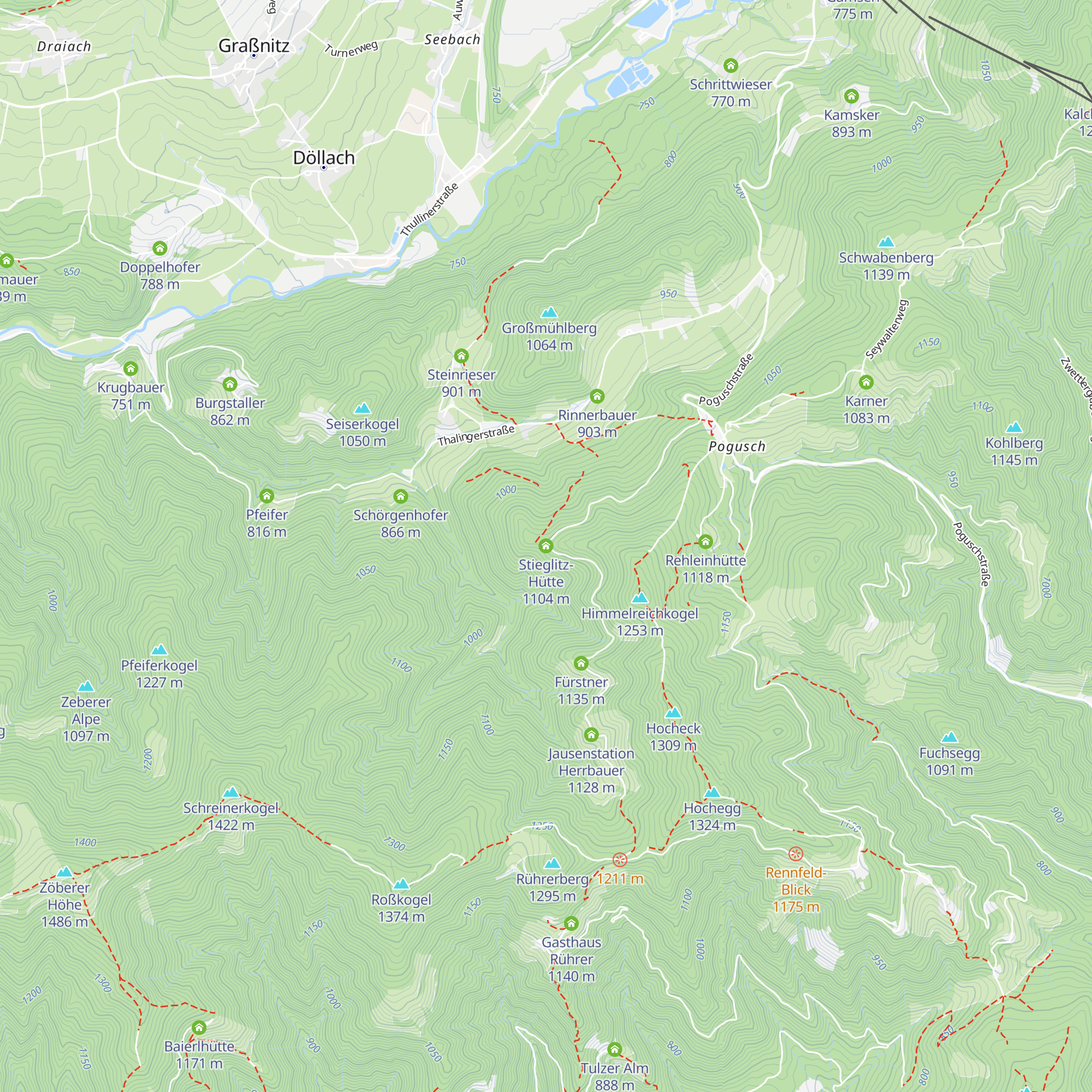 Stieglitz-Hütte map