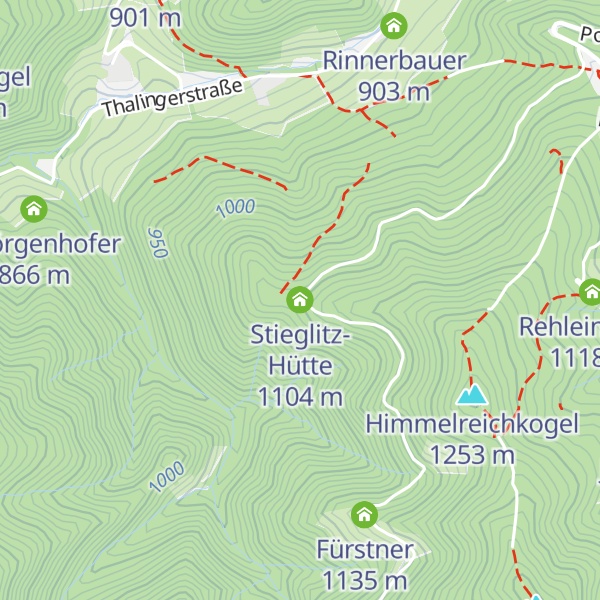 Map of Stieglitz-Hütte