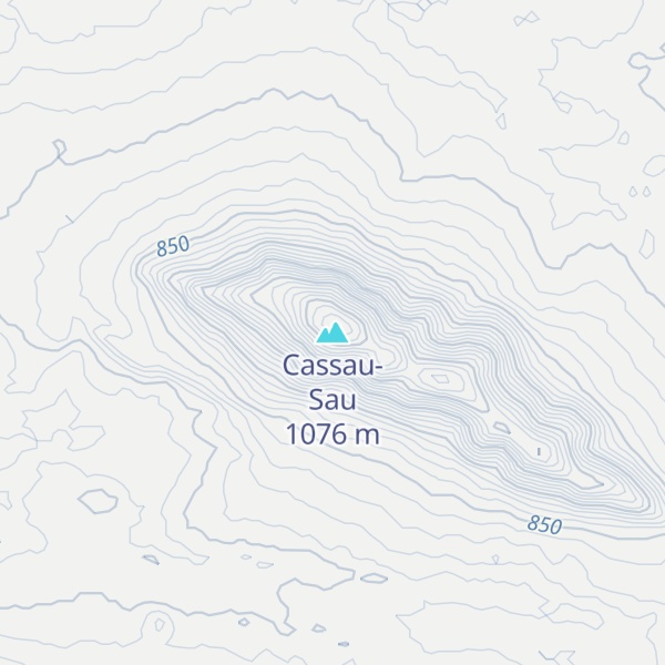 Map of Cassau-Sau
