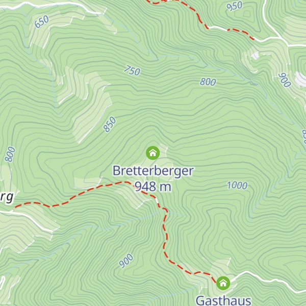 Map of Bretterberger