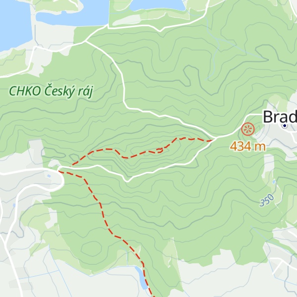 Map of Přivýšina