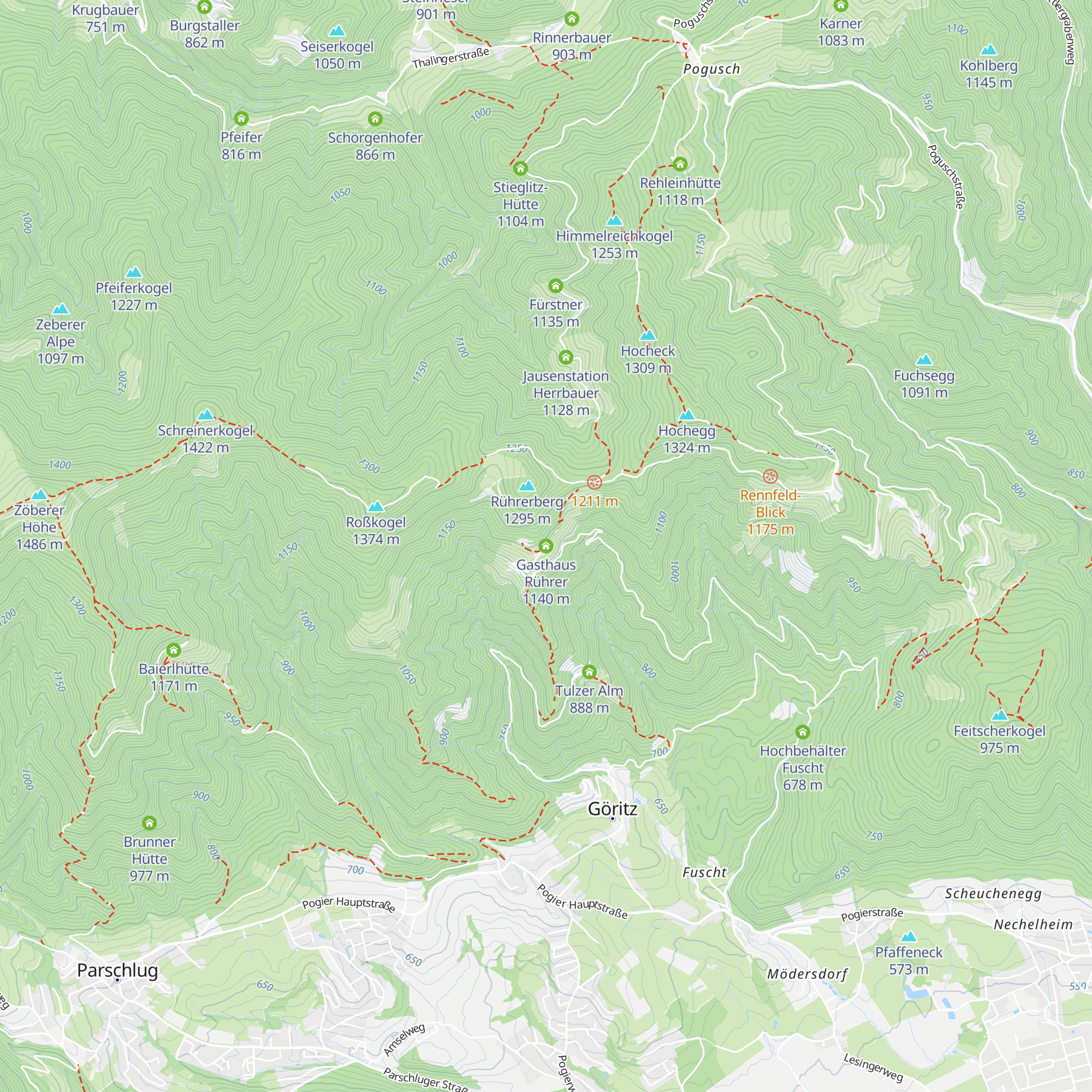 Gasthaus Rührer map