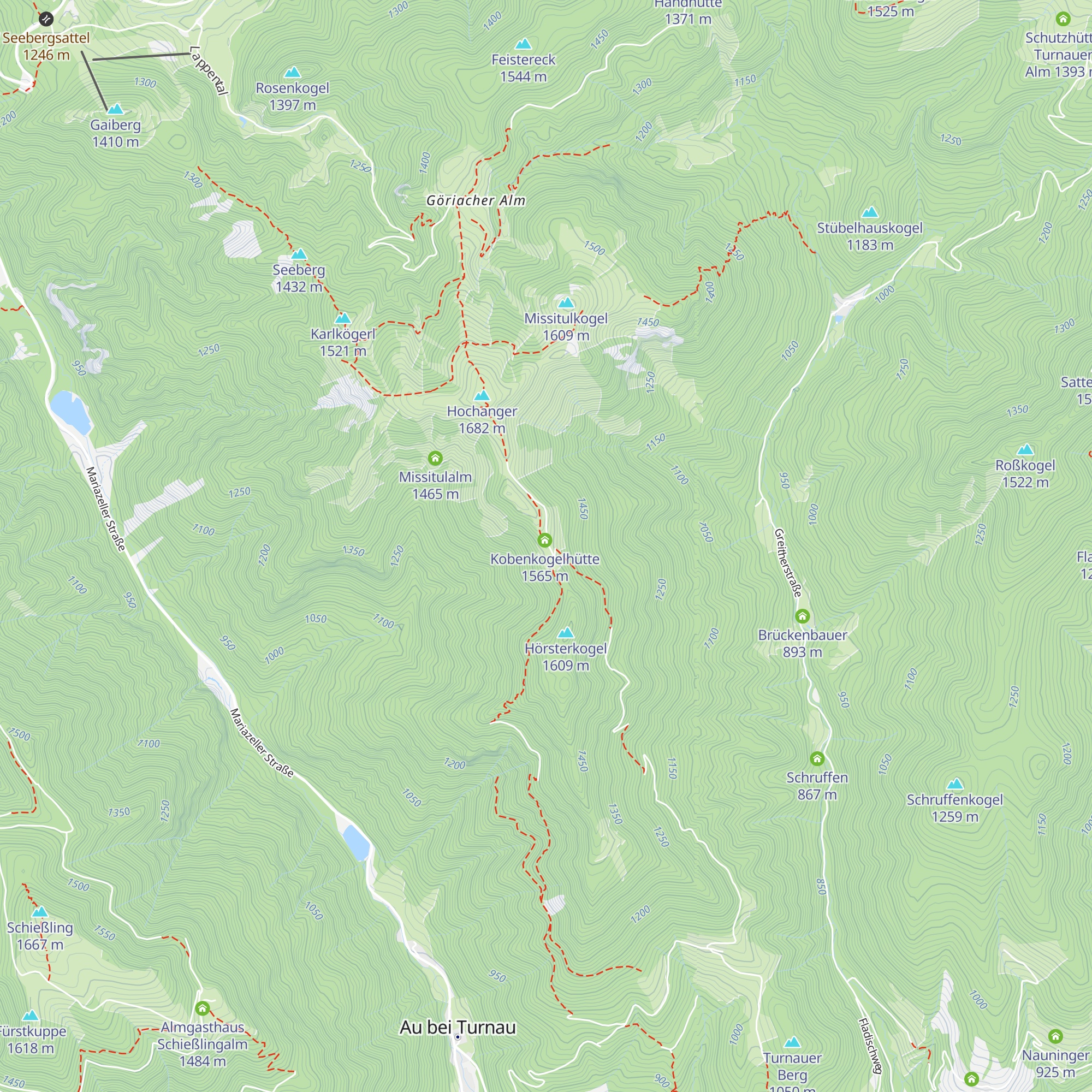 Osteralm map