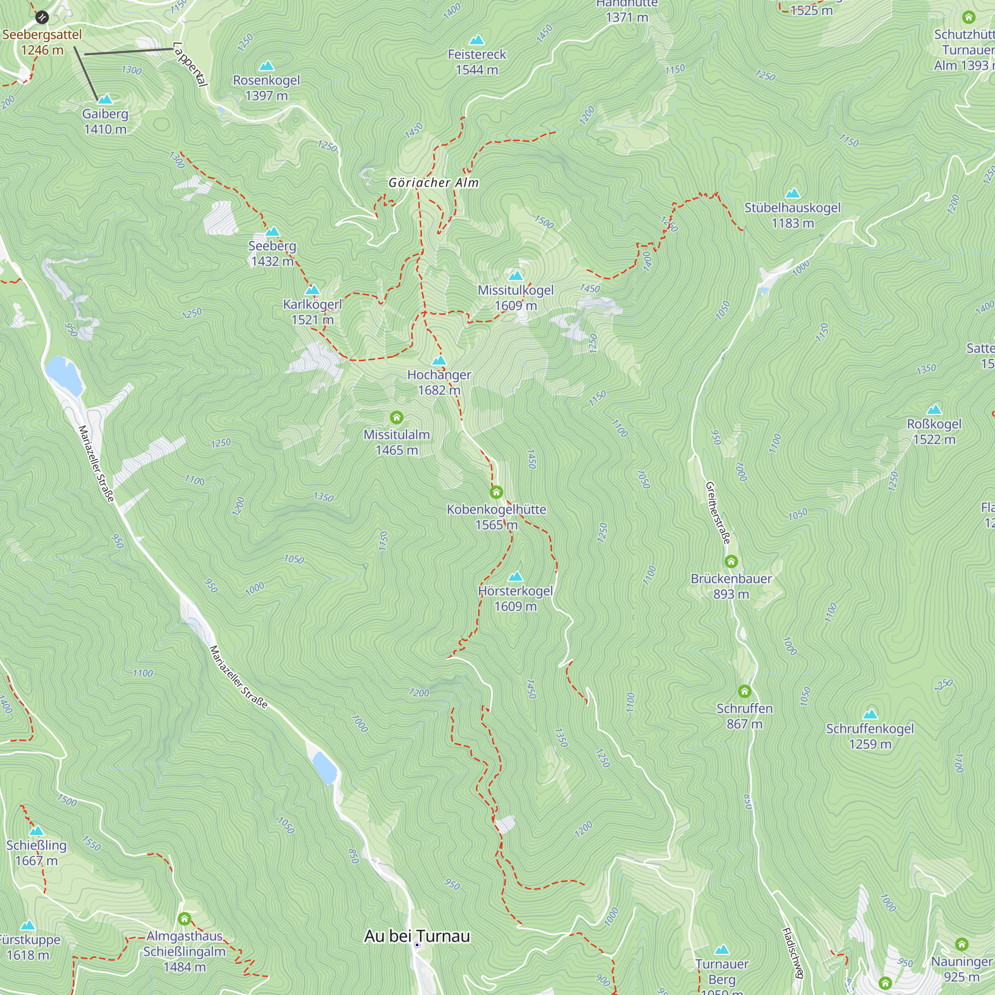 Osteralm map