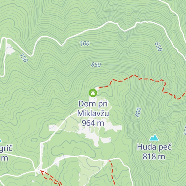 Map of Dom pri Miklavžu