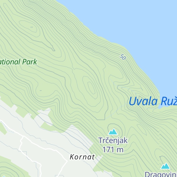 Map of Činjak