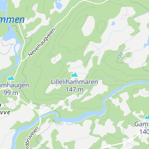 Map of Lillelihammaren