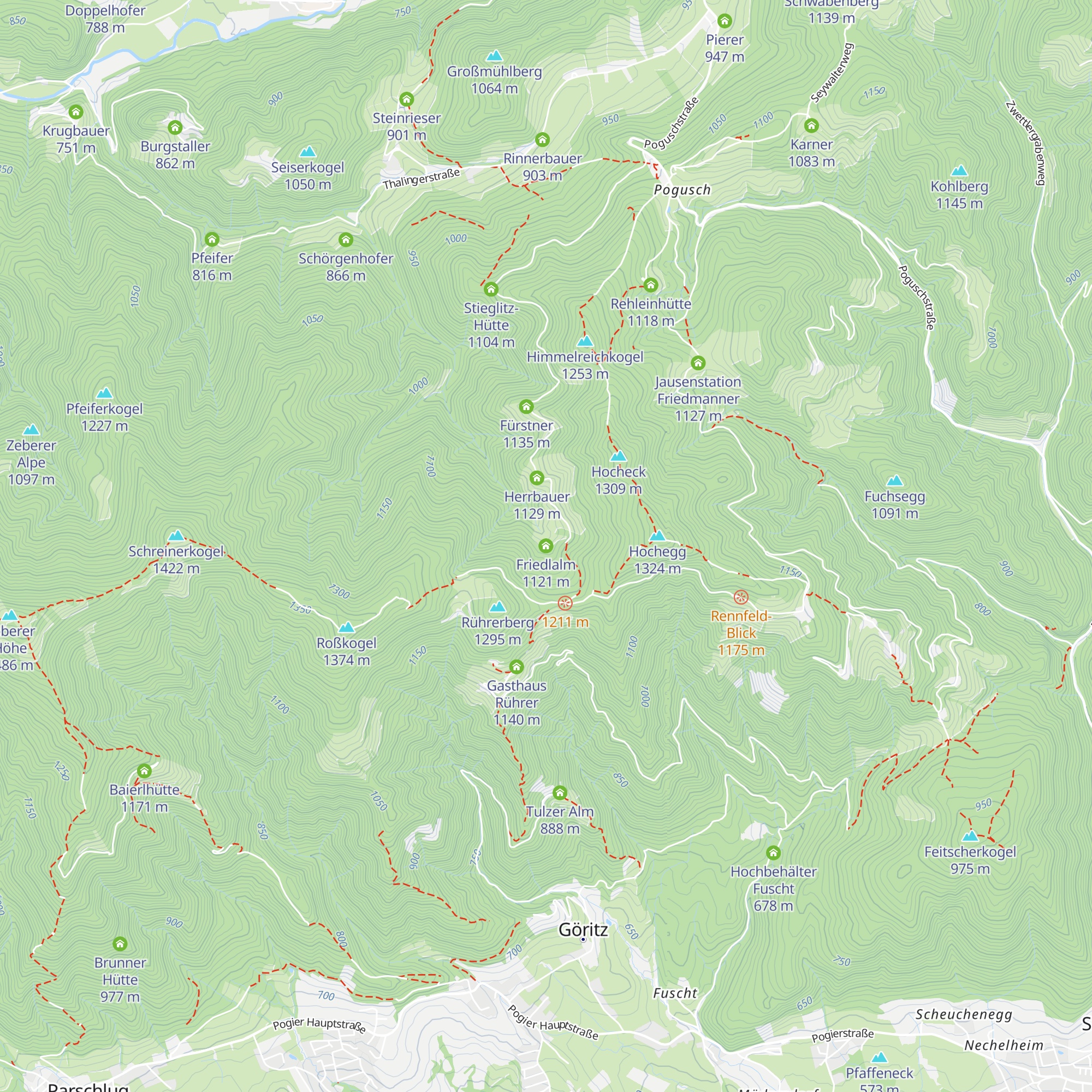 Friedlalm map