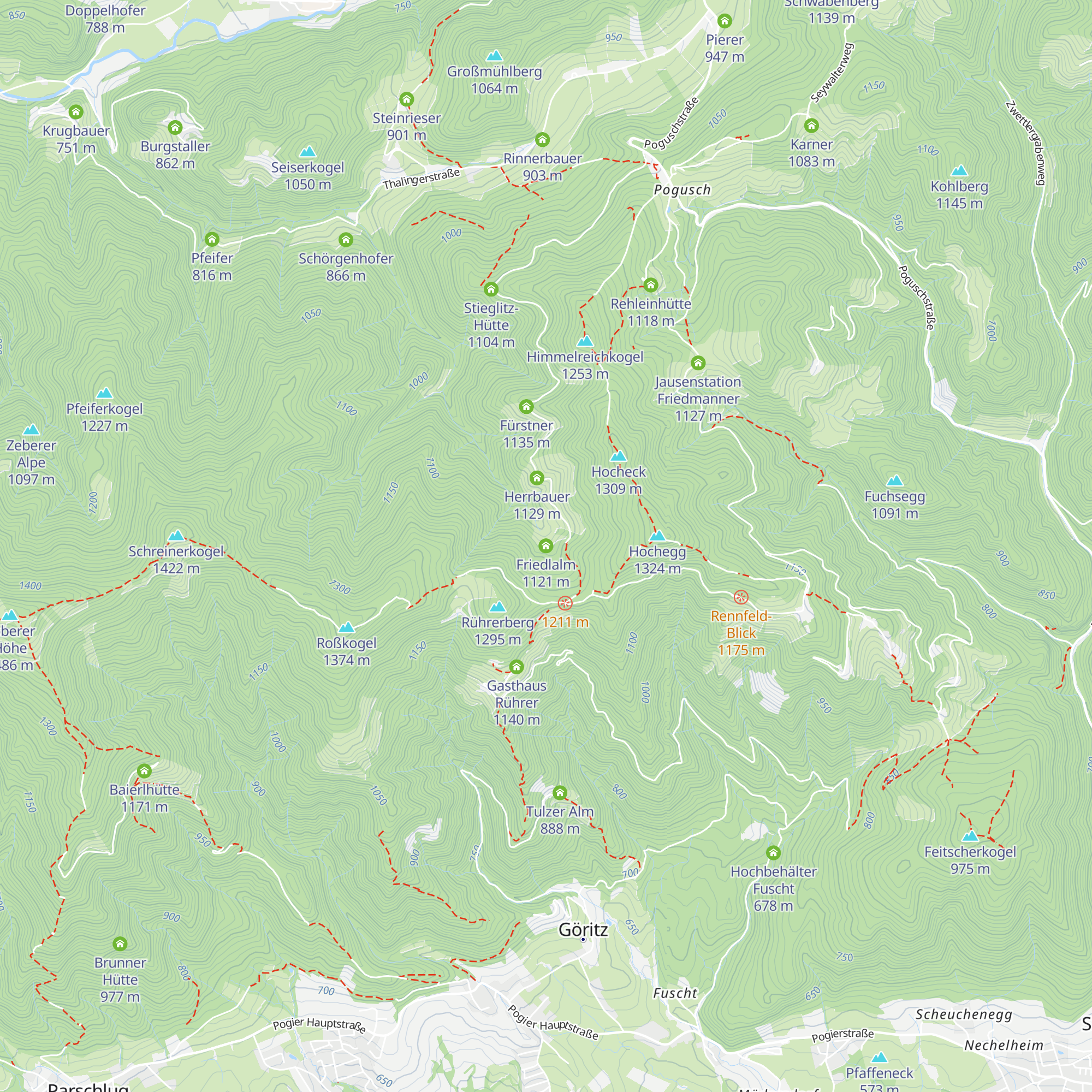 Friedlalm map