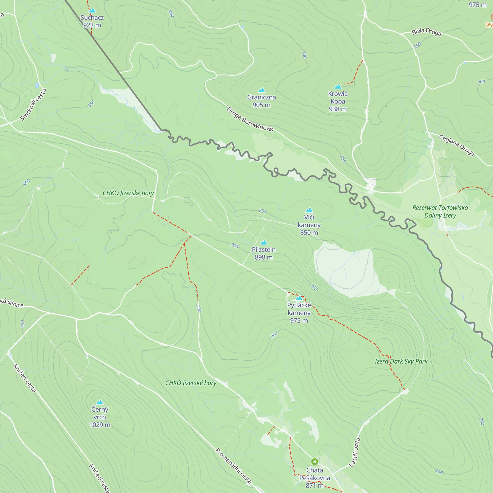 Chata Jelenka map