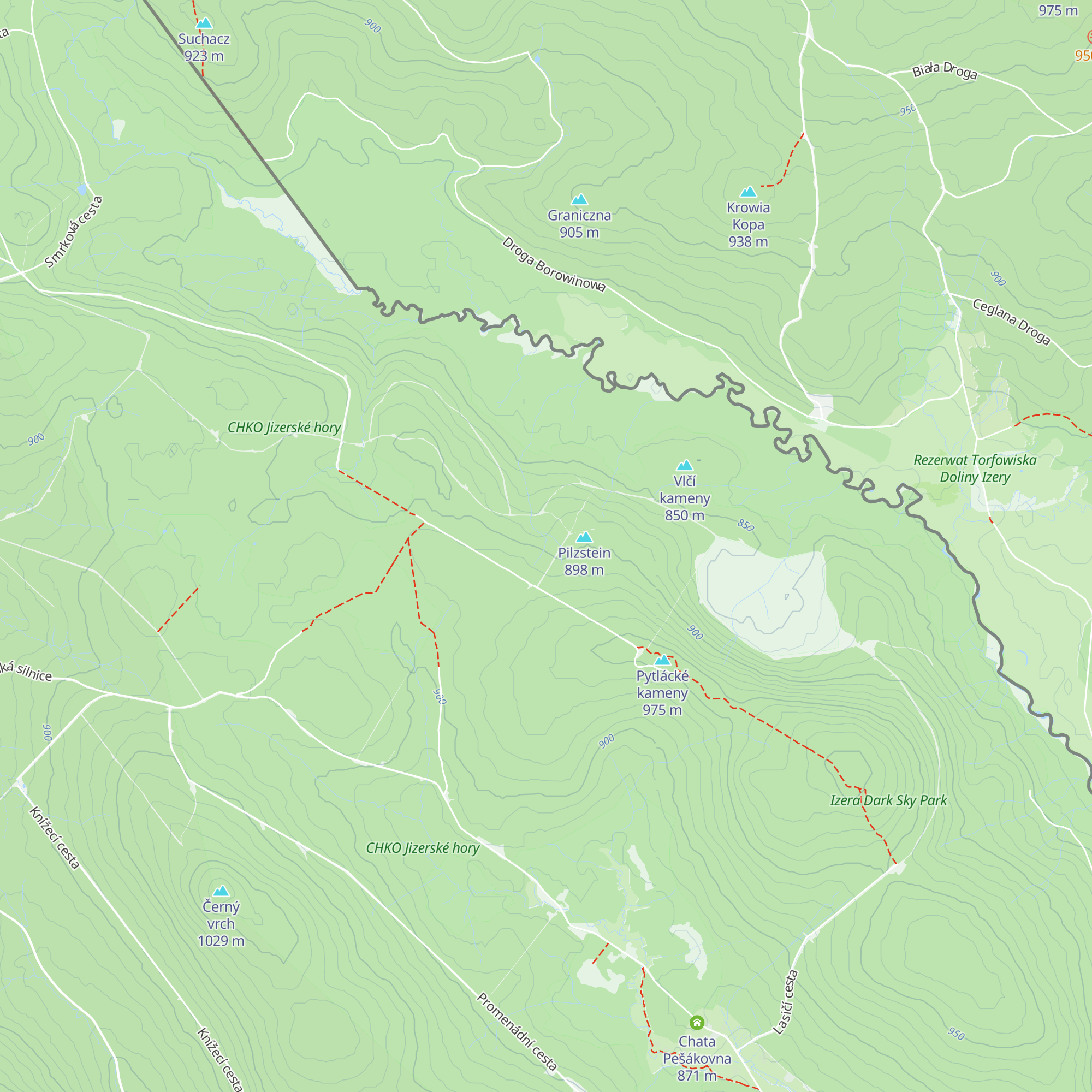 Chata Jelenka map