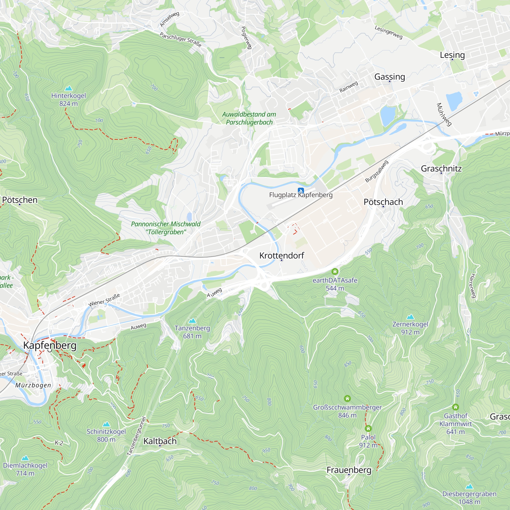 DLZ-Kapfenberg map