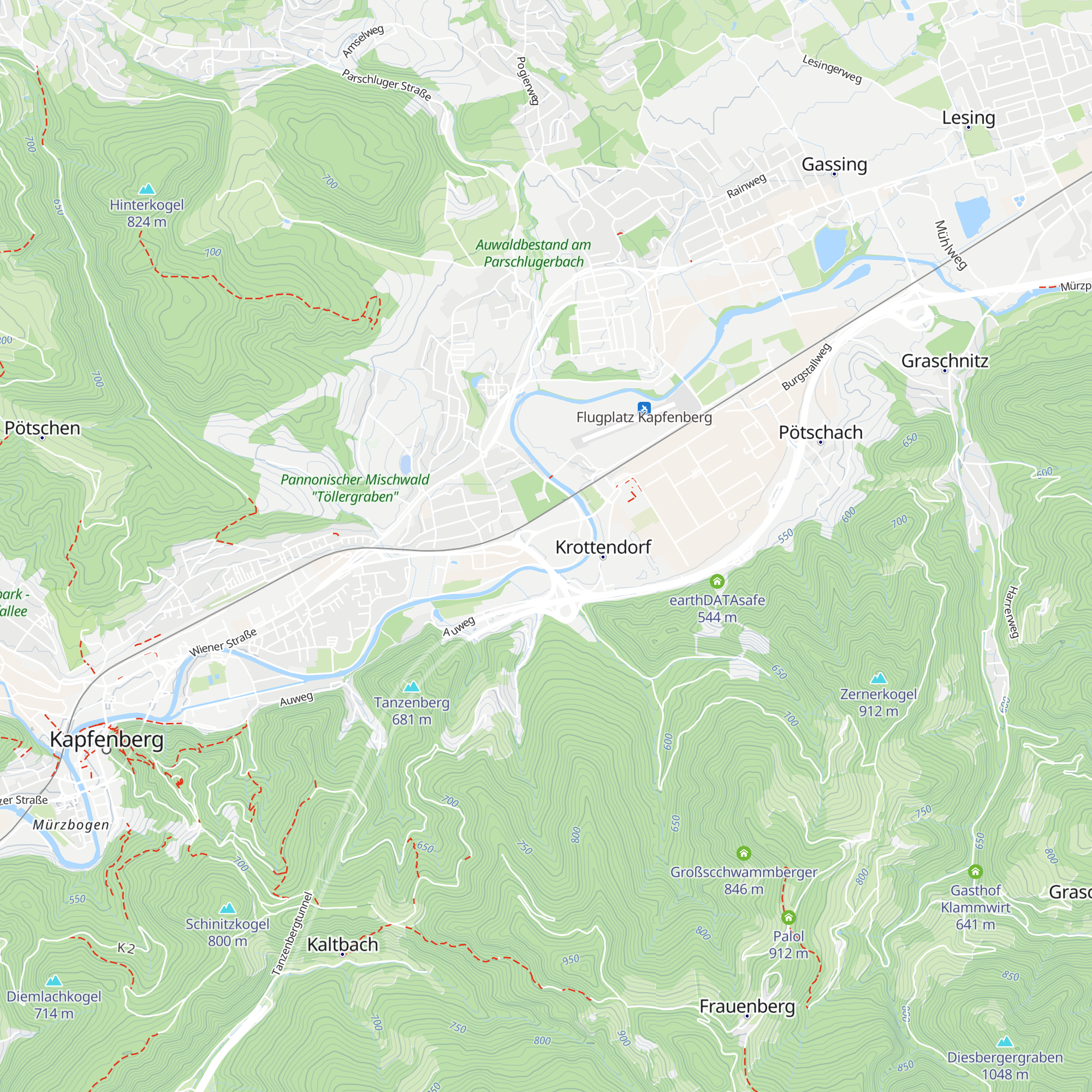 DLZ-Kapfenberg map