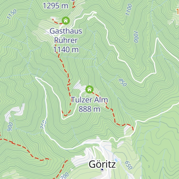 Map of Tulzer Alm
