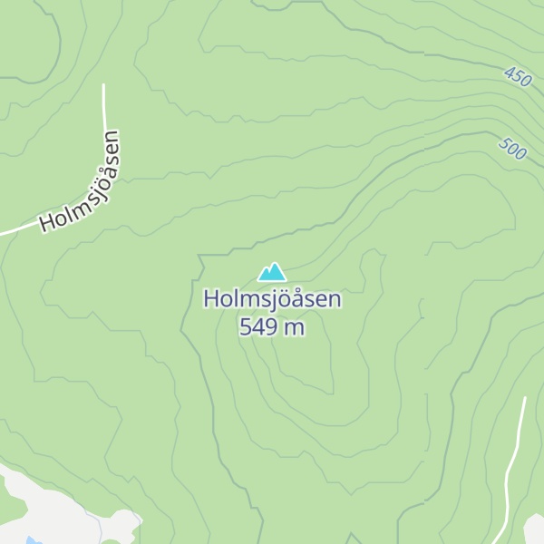 Map of Holmsjöåsen