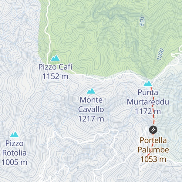 Map of Monte Cavallo