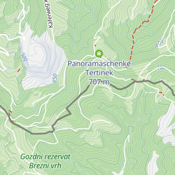 Map of Ciglerjev vrh