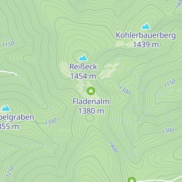 Map of Fladenalm