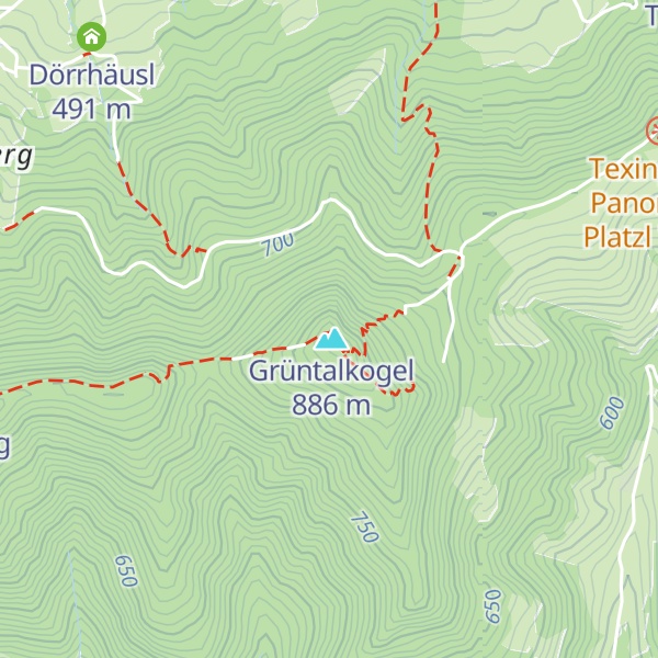 Map of Grüntalkogelhütte