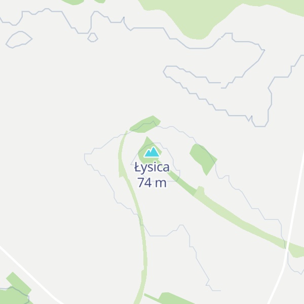 Map of Łysica