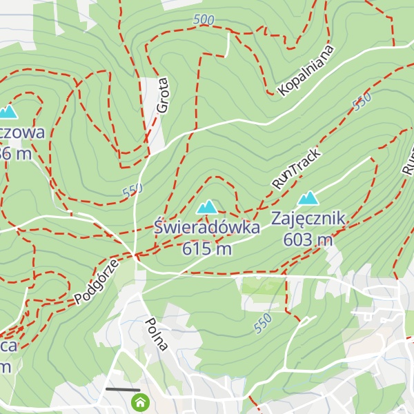 Map of Świeradówka