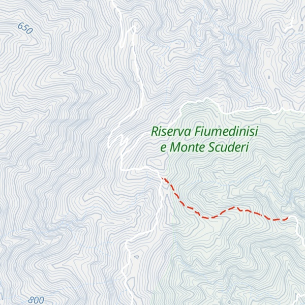 Map of Pizzo della Croce