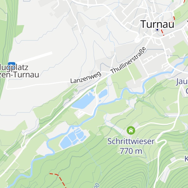 Map of Jausenstation Fischerhütte Richterteich