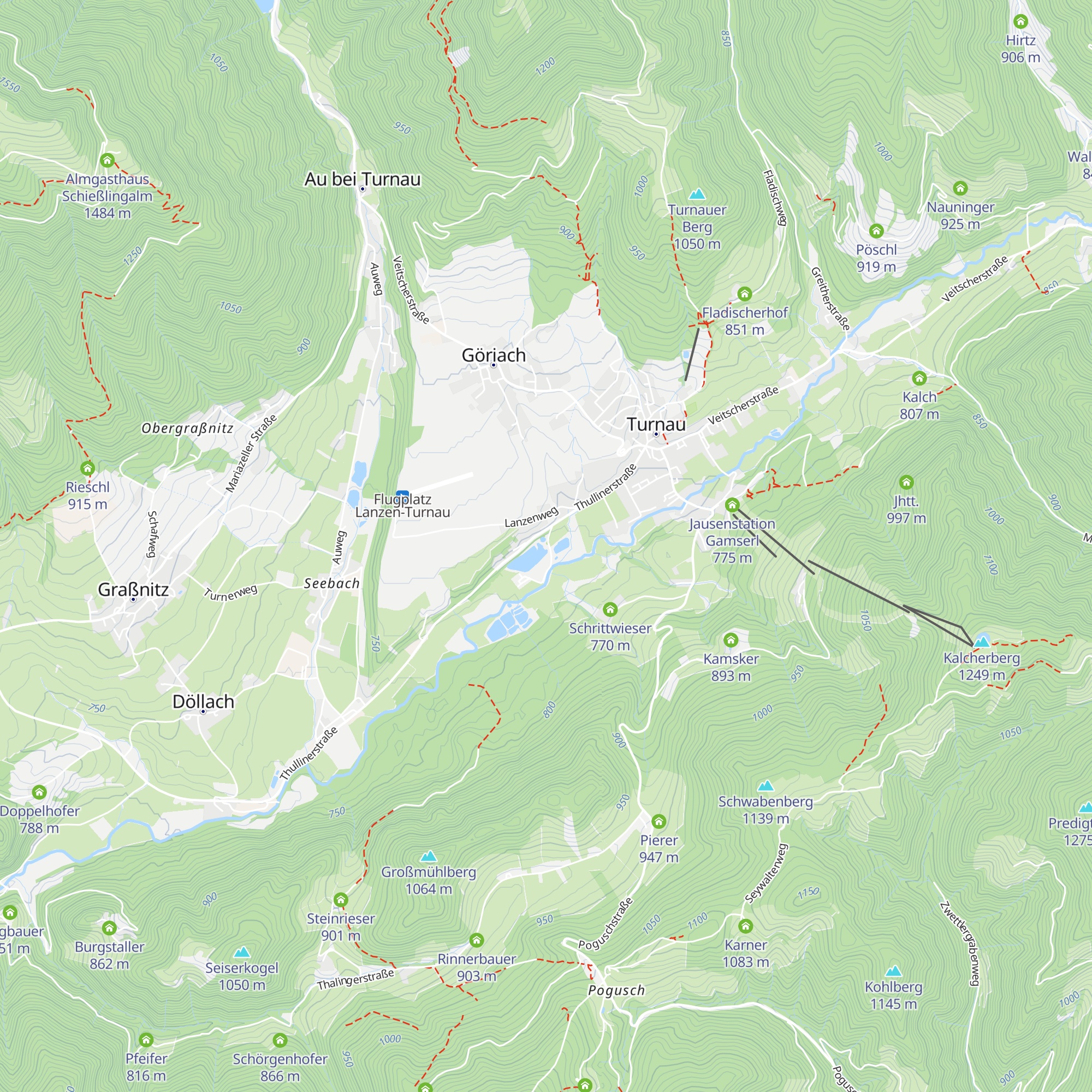 Jausenstation Fischerhütte Richterteich map