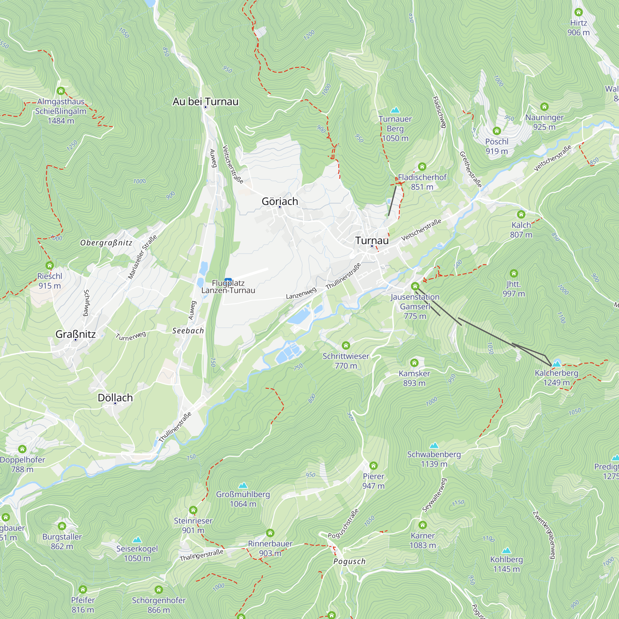 Jausenstation Fischerhütte Richterteich map