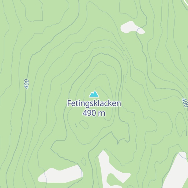 Map of Fetingsklacken
