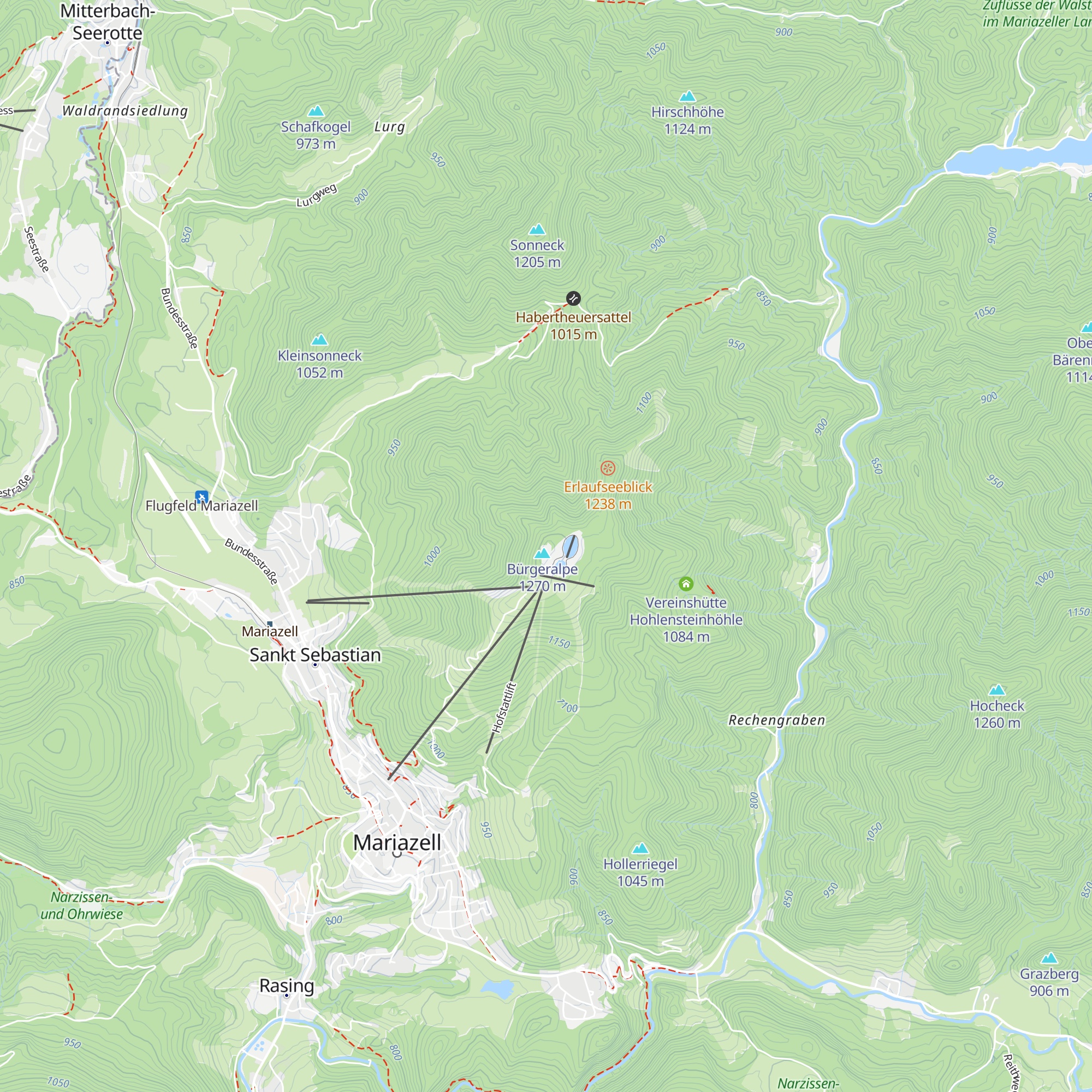 Edelweißhütte map