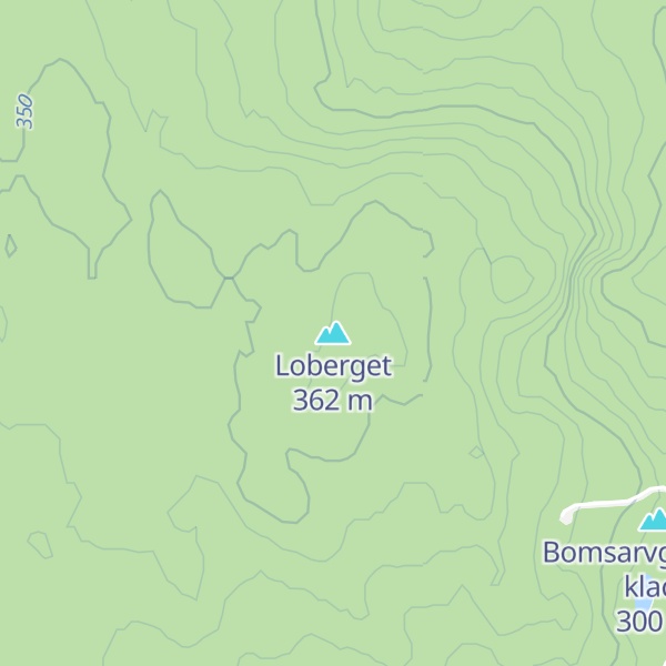 Map of Loberget