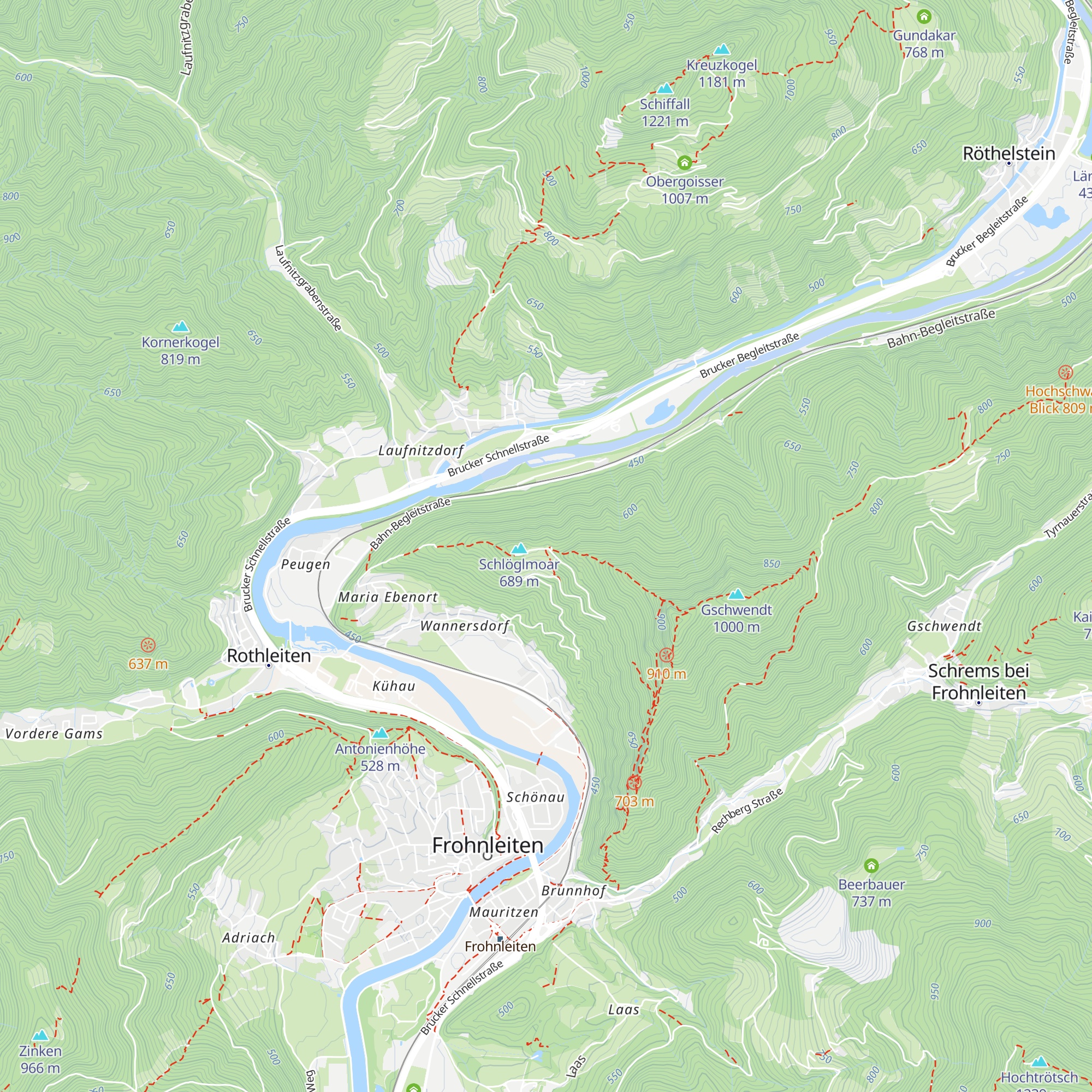 Schlöglmoar map