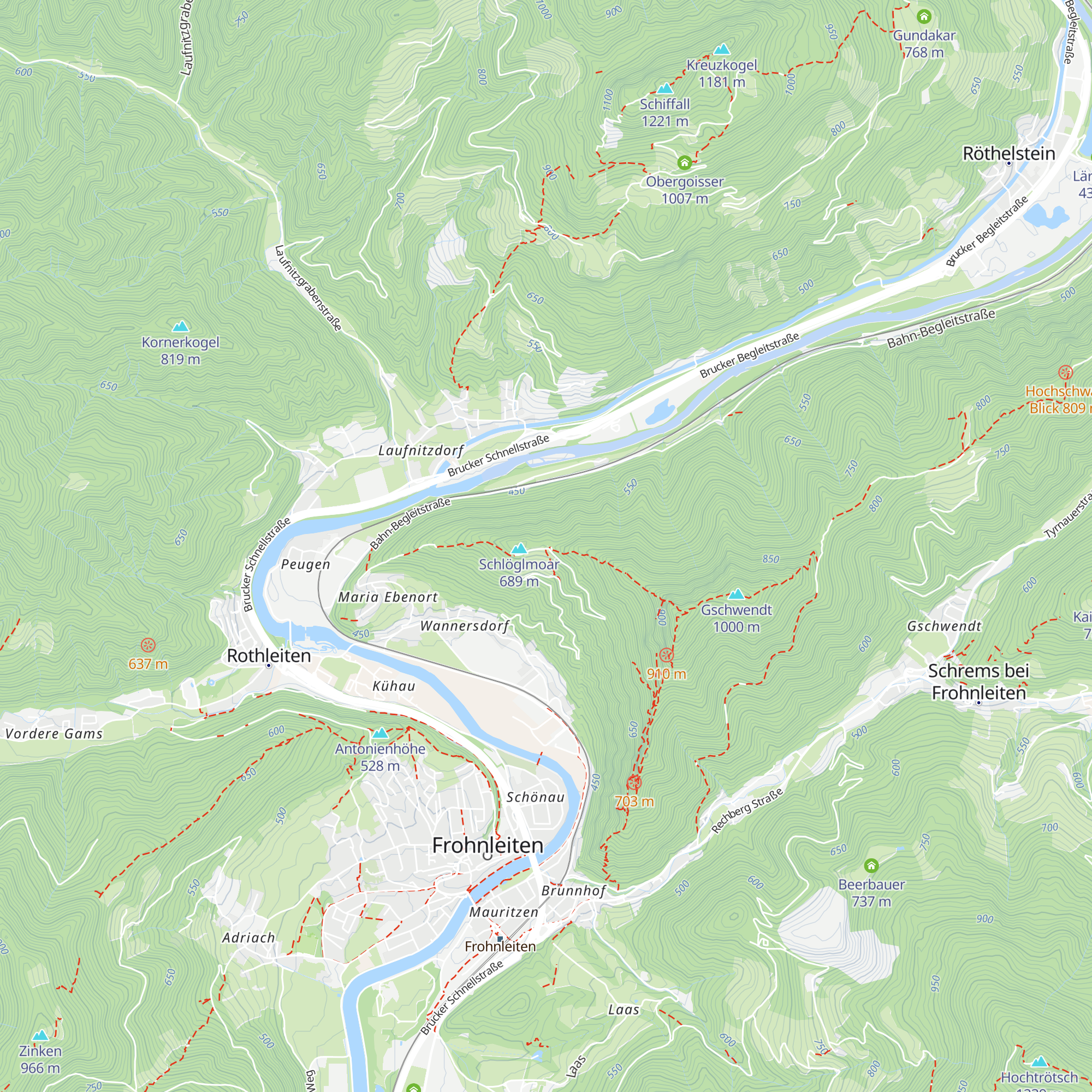 Schlöglmoar map