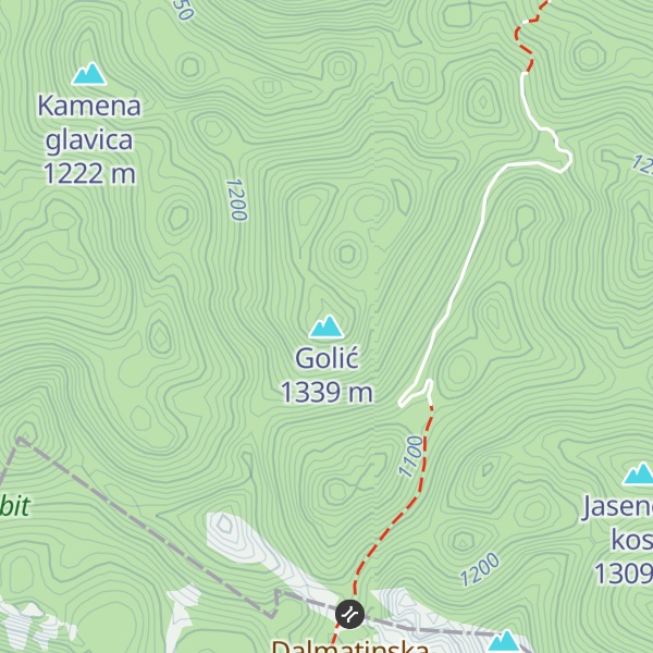 Map of Golić