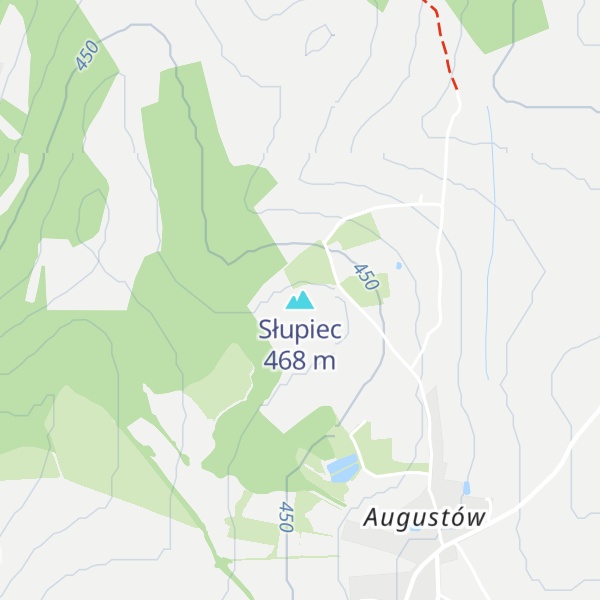 Map of Słupiec