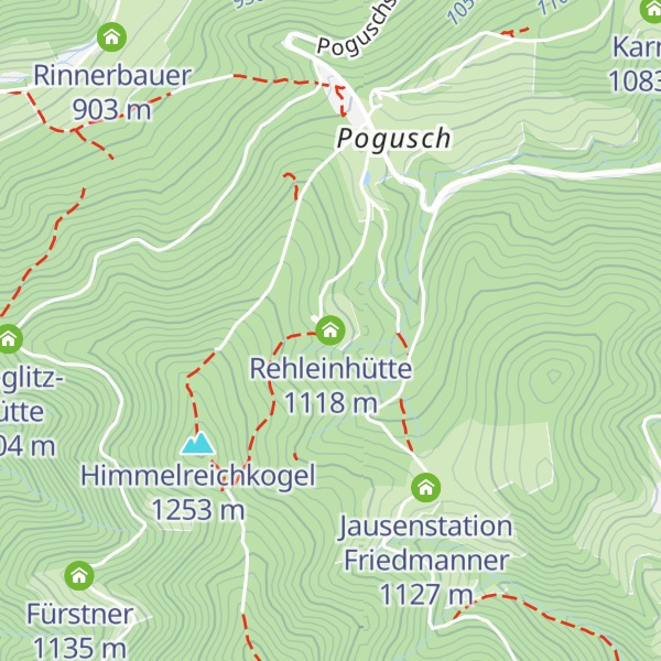 Map of Rehleinhütte