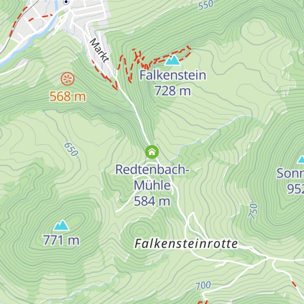 Map of Redtenbach-Mühle