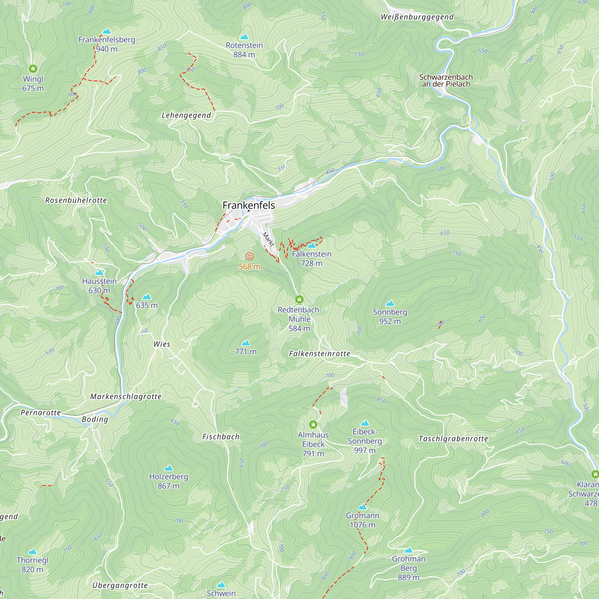Redtenbach-Mühle map