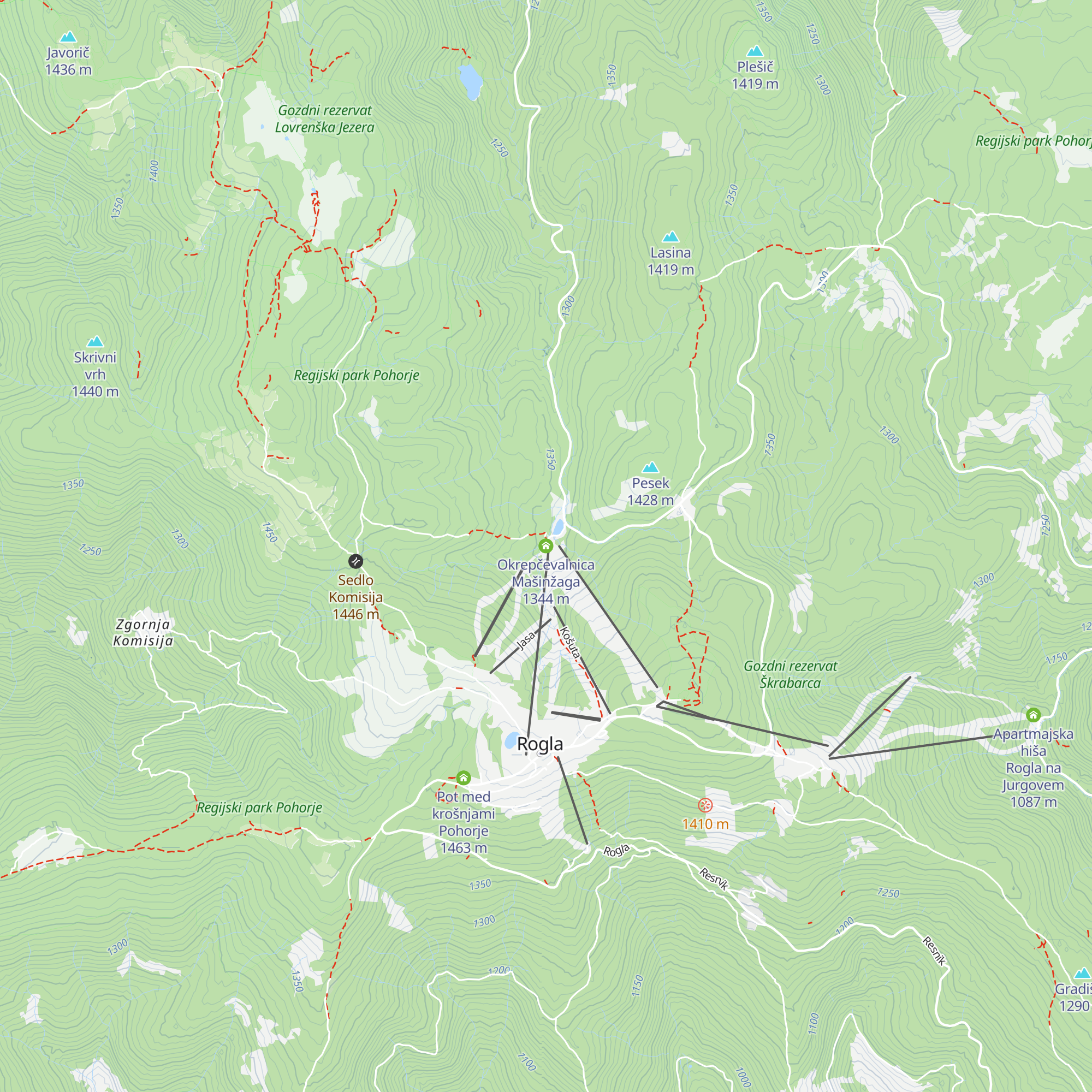 Okrepčevalnica Mašinžaga map