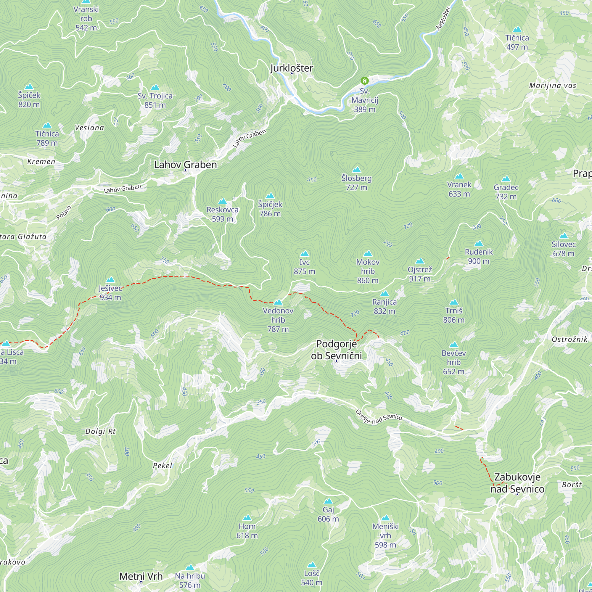 Darinkino zavetišče na Ivcah map