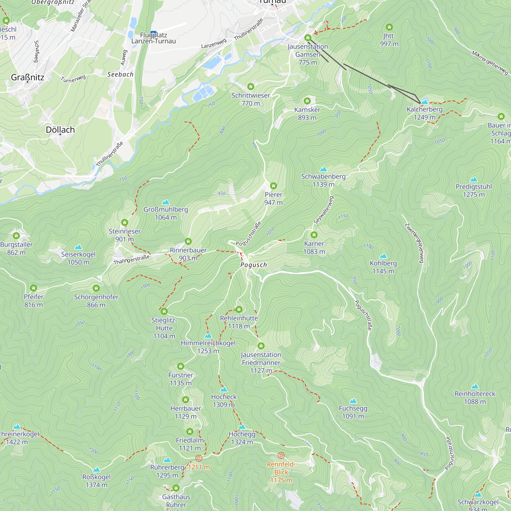 Jagdhütte map