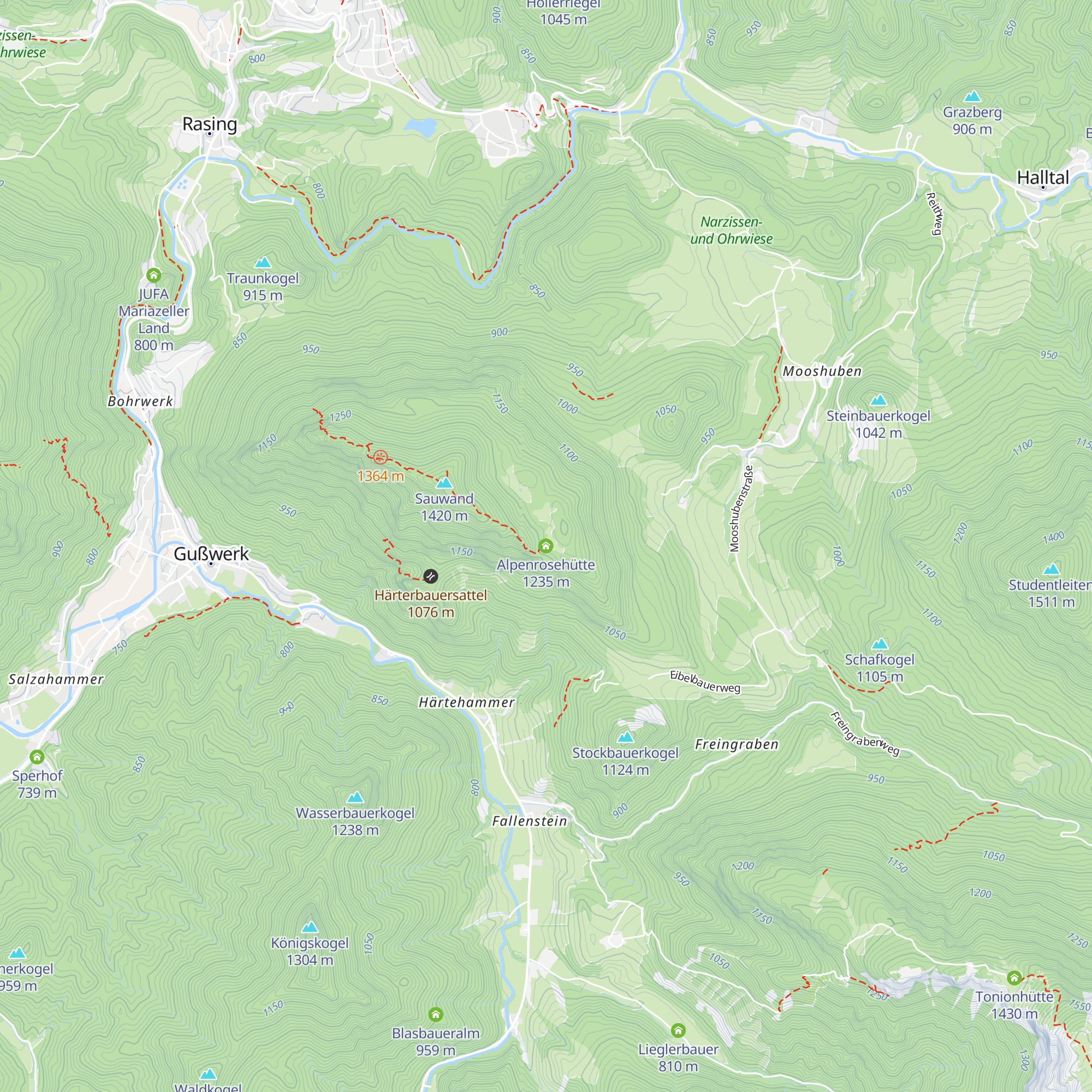 Alpenrosehütte map