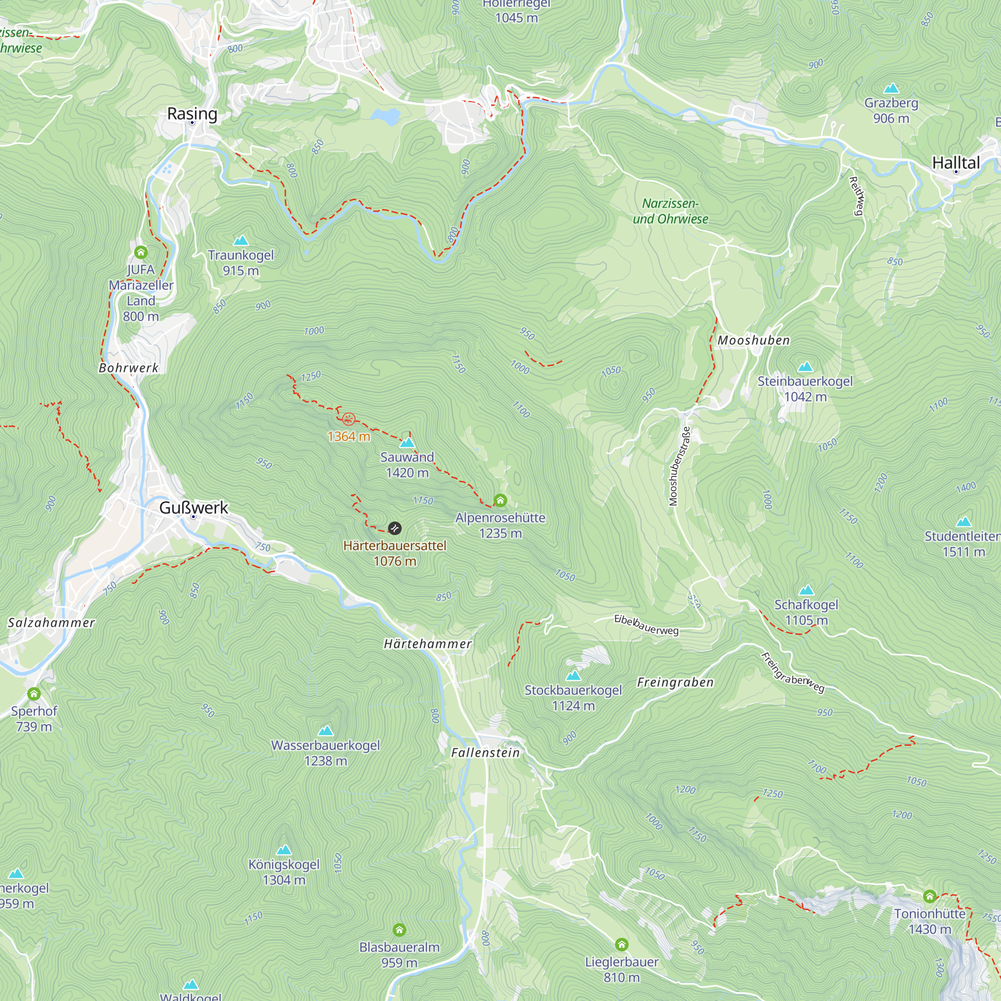 Alpenrosehütte map