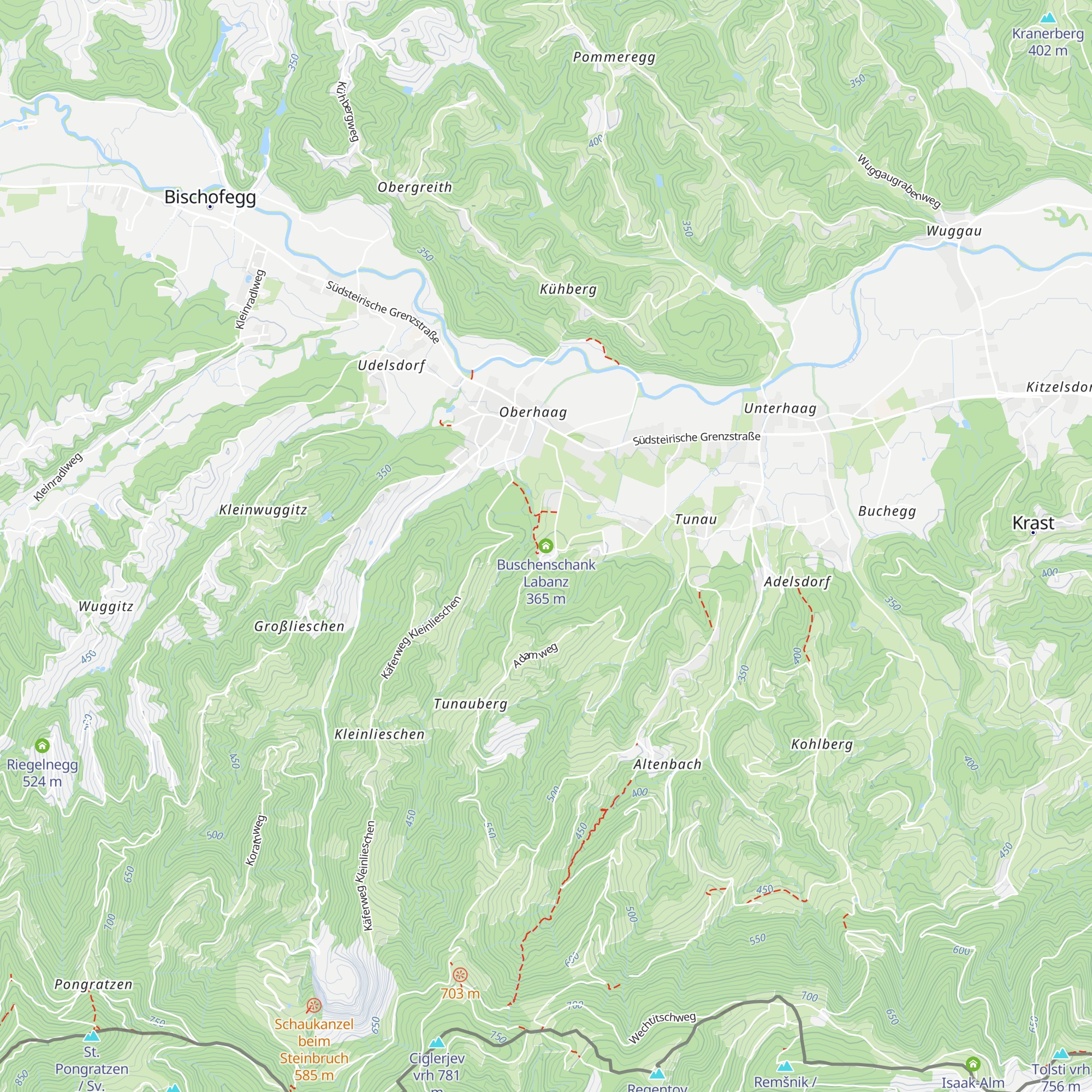 Buschenschank Labanz map