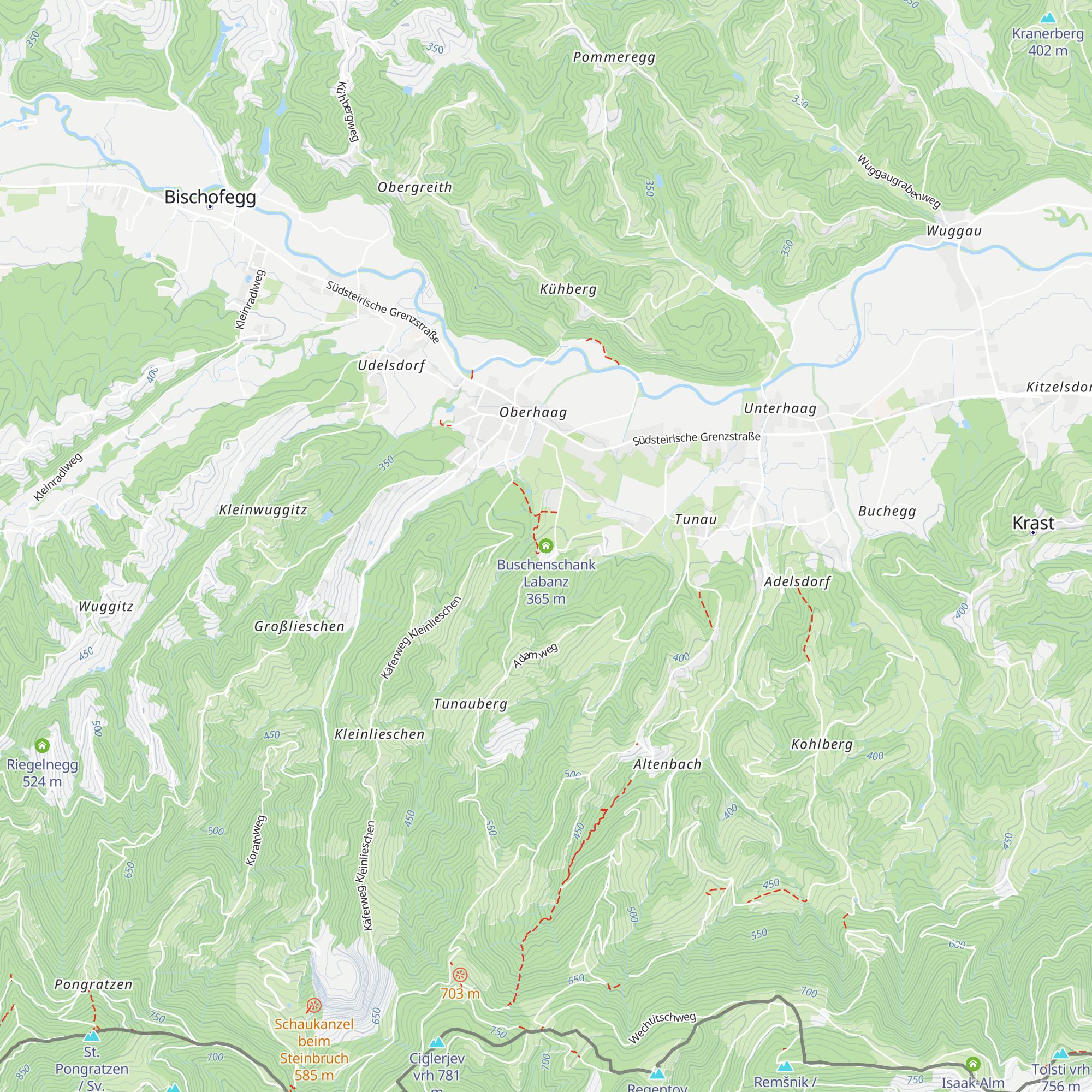 Buschenschank Labanz map